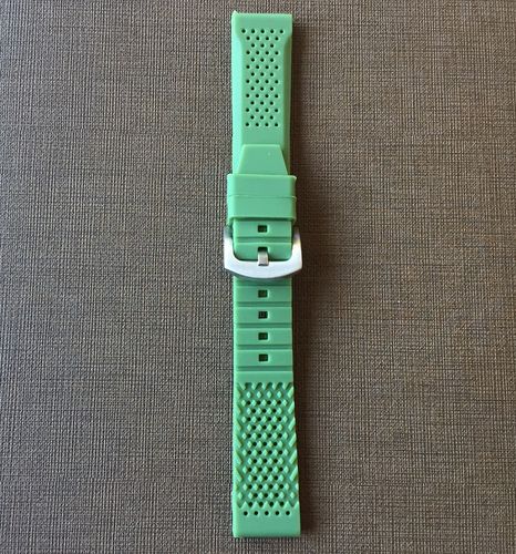 GREEN RUBBER STRAP