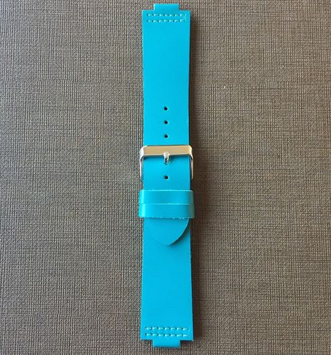 BLUE LEATHER STRAP