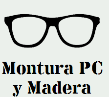 MONTURA POLICARBONATO Y PATILLAS DE MADERA