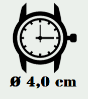 SPHERE DIAMETER: 4,0 cm