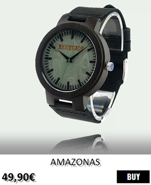 RELOJ DE MADERA RENEGADE AMAZONAS