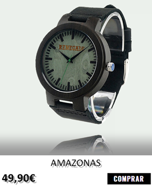 RELOJ DE MADERA RENEGADE AMAZONAS