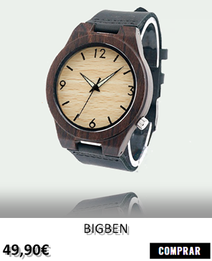 RELOJ DE MADERA RENEGADE BIGBEN