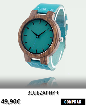 RELOJ DE MADERA RENEGADE BLUEZAPHYR