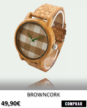 RELOJ DE MADERA RENEGADE BROWNCORK