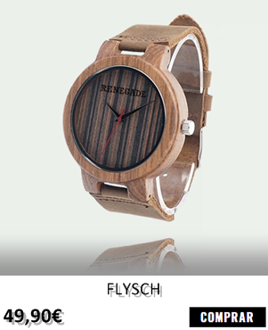 RELOJ DE MADERA RENEGADE FLYSCH