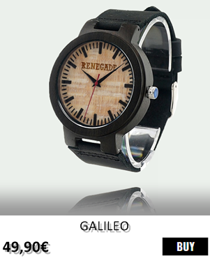 RELOJ DE MADERA RENEGADE GALILEO