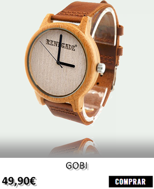 RELOJ DE MADERA RENEGADE GOBI