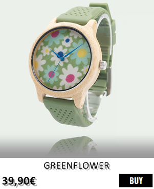 RELOJ DE MADERA RENEGADE GREENFLOWER