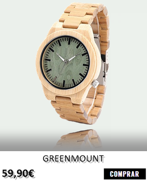 RELOJ DE MADERA RENEGADE GREENMOUNT