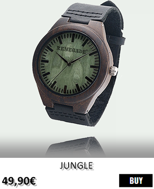 RELOJ DE MADERA RENEGADE PUREWOOD JUNGLE