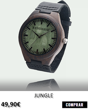 RELOJ DE MADERA RENEGADE PUREWOOD JUNGLE