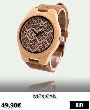 RELOJ DE MADERA RENEGADE MEXICAN