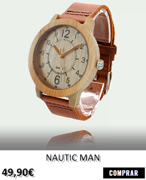 RELOJ DE MADERA RENEGADE NAUTIC MAN