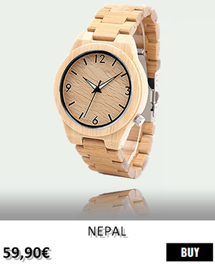 RELOJ DE MADERA RENEGADE NEPAL