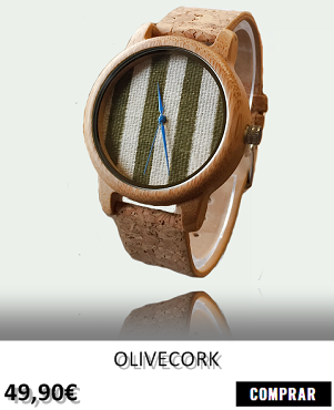 RELOJ DE MADERA RENEGADE OLIVECORK