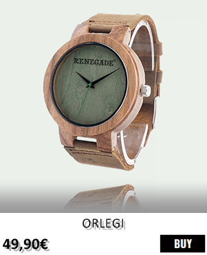 RELOJ DE MADERA RENEGADE ORLEGI