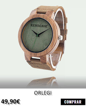 RELOJ DE MADERA RENEGADE ORLEGI