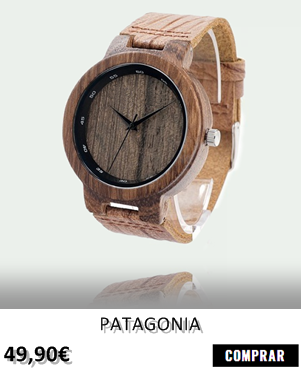 RELOJ DE MADERA RENEGADE PATAGONIA