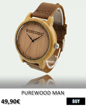 RELOJ DE MADERA RENEGADE PUREWOOD MAN