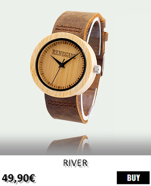 RELOJ DE MADERA RENEGADE PUREWOOD RIVER