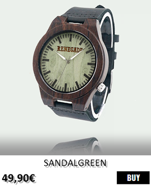 RELOJ DE MADERA RENEGADE SANDALGREEN