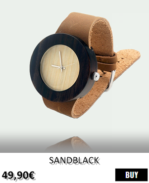 RELOJ DE MADERA RENEGADE SANDBLACK