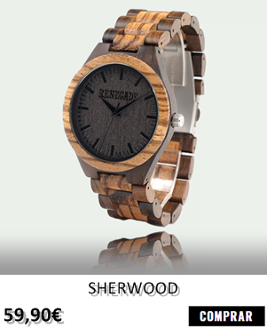 RELOJ DE MADERA RENEGADE SHERWOOD