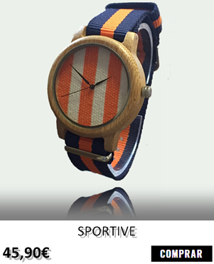 RELOJ DE MADERA RENEGADE SPORTIVE