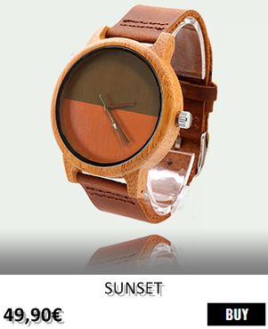 RELOJ DE MADERA RENEGADE SUNSET