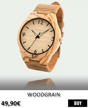 RELOJ DE MADERA RENEGADE WOODGRAIN